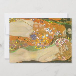 Serpientes de agua II por Gustav Klimt, Art Nouvea