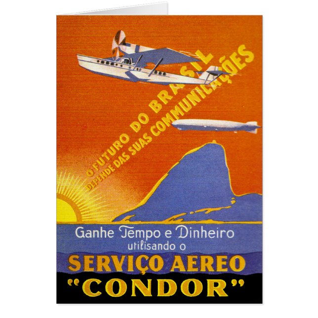 Servicio aéreo de Brazillian del ~ del cóndor (Frente)