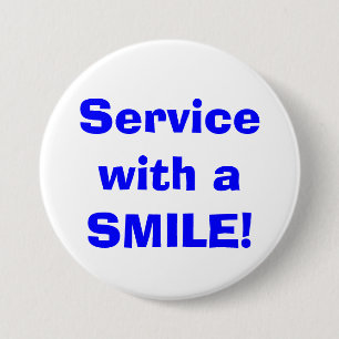 ¡Servicio con una SONRISA! Botón