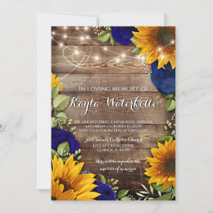 Servicio conmemorativo Invitación a la muerte de g