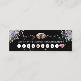 servicio de diseño de uñas Tarjeta de fidelidad de