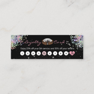 servicio de diseño de uñas Tarjeta de fidelidad de