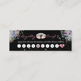 servicio de diseño de uñas Tarjeta de fidelidad de