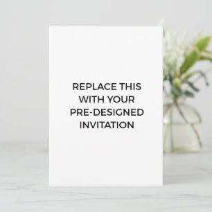 Servicio de impresión de invitaciones prediseñadas