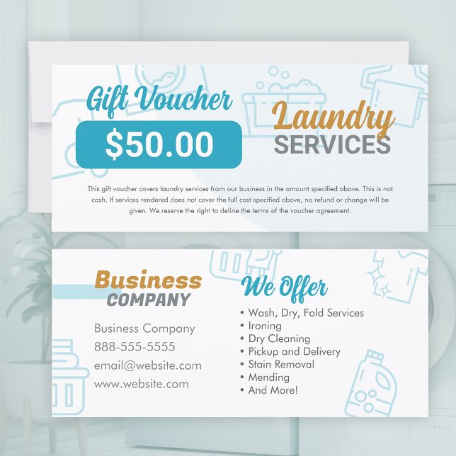Servicio de lavandería Lavandería Bolsa de regalo  (Subido por el creador)