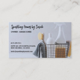 servicio de limpieza en el hogar tarjetas de visit