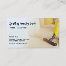 servicio de limpieza en el hogar tarjetas de visit