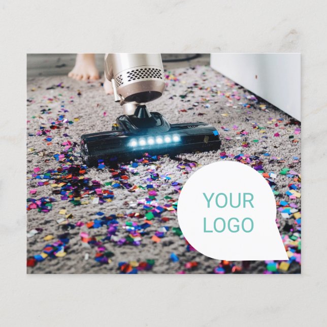 Servicio de limpieza Volante de folletos sencillo  (Frente)