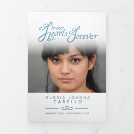 Servicio de programa funerario en nuestros corazon