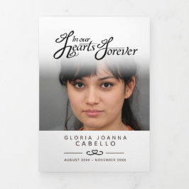 Servicio de programa funerario en nuestros corazon