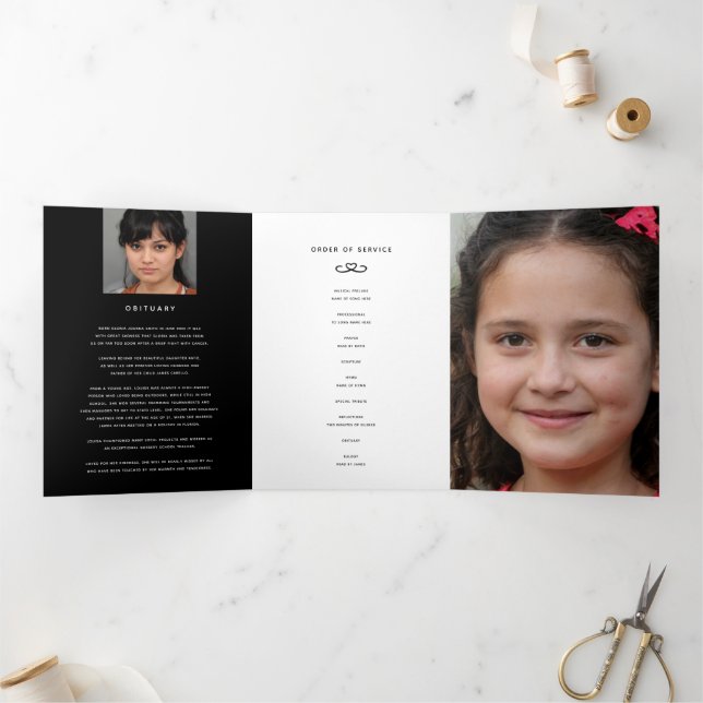 Servicio de programa funerario en nuestros corazon (Interior)