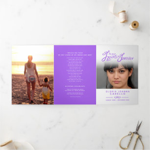 Servicio de programa funerario en nuestros corazon