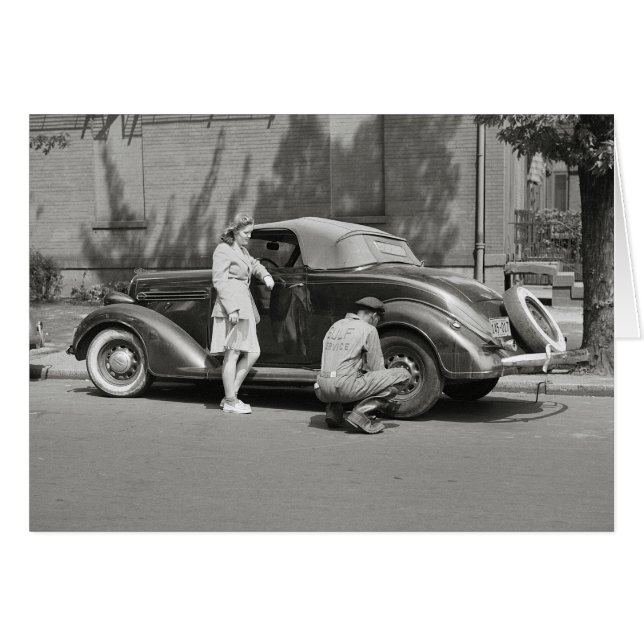 Servicio de reparación de automóviles, 1942 (Anverso (Horizontal))