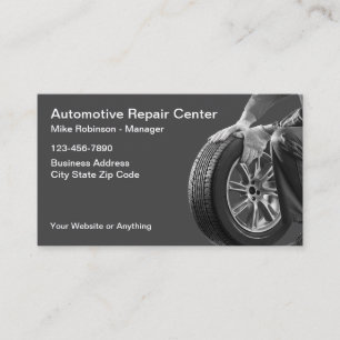 Servicio de reparación de automóviles Tarjetas de