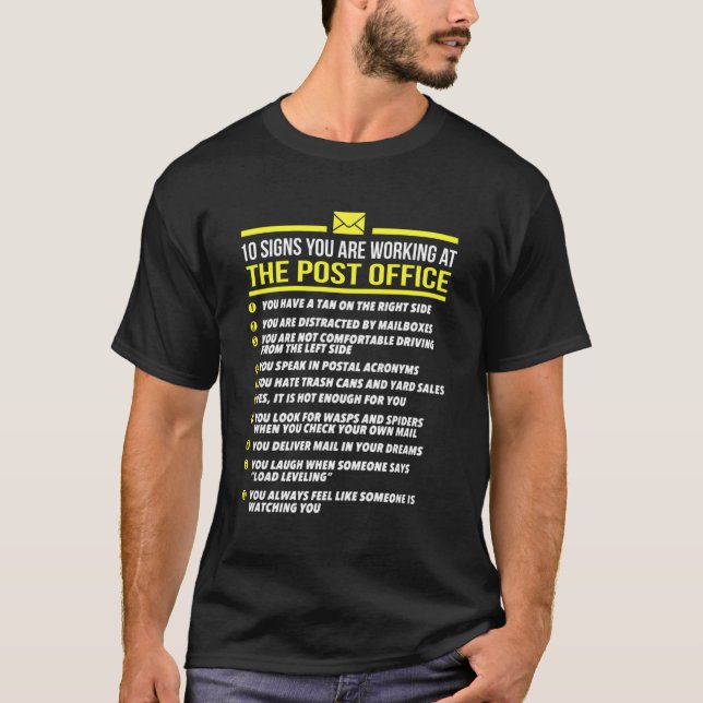 Servicio Postal De Ee.Uu. En Camisa -10 Rótulos Qu (Anverso)