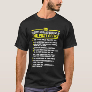 Servicio Postal De Ee.Uu. En Camisa -10 Rótulos Qu