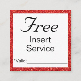 Servicio promocional o tarjeta de descuento