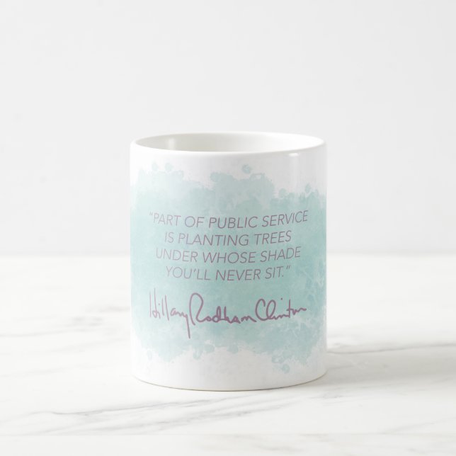 Servicio público - taza de Hillary Clinton (Centro)