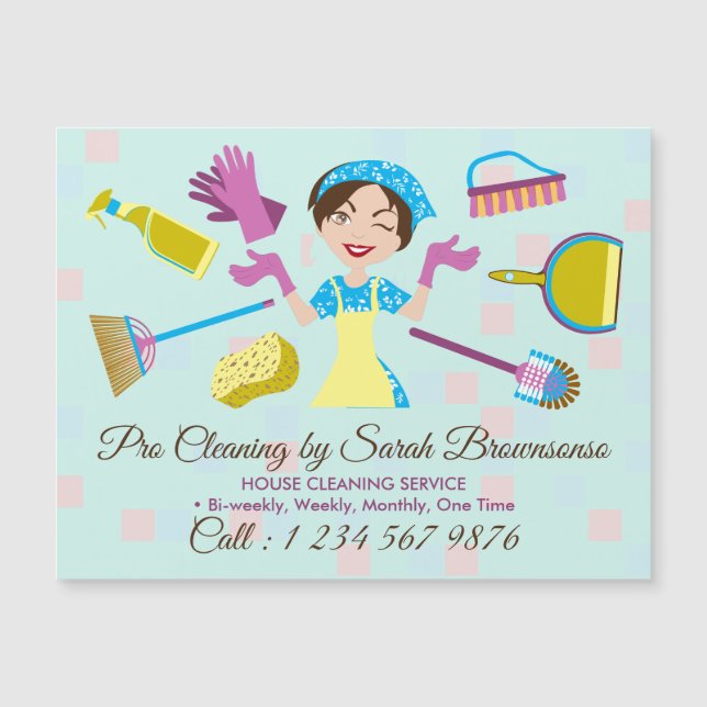 Servicio verde azulado de Limpieza Verde Pro Lavad (Anverso)