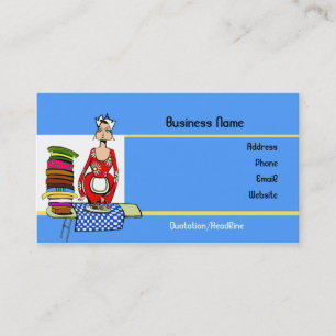 Servicios de lavandería - Tarjeta de presentación