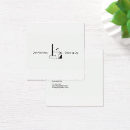 Servicios de limpieza simple de texto en blanco y