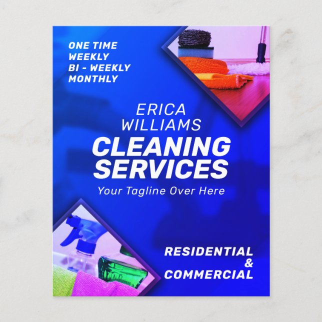 Servicios de limpieza Volante moderno (Frente)