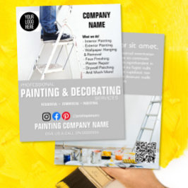SERVICIOS DE PINTURA Y DECORACIÓN folleto de empre