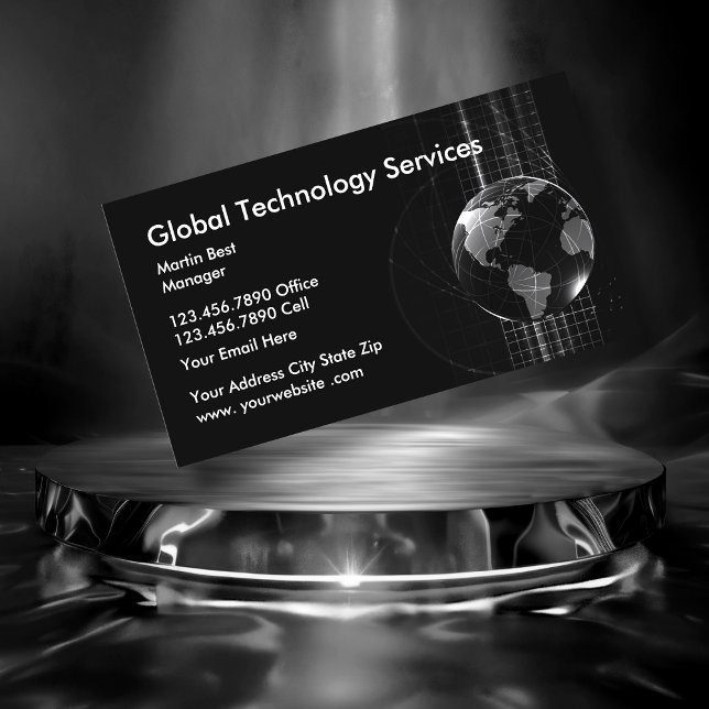 Servicios de tecnología Tarjetas empresariales mod (Subido por el creador)