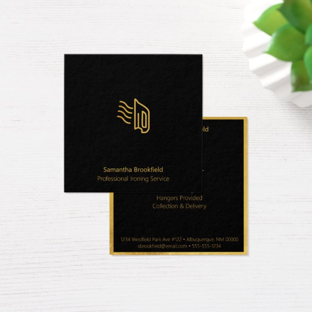 Servicios profesionales de planchado Black Gold Sq (Escritorio)