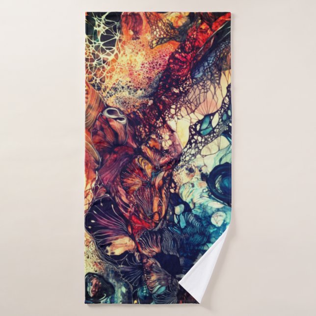 Serviette art abstrait (Toalla de baño)