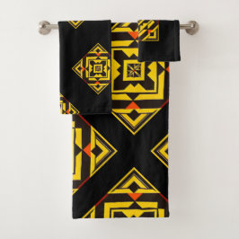 Serviette Aux motifs Afro - Coll. Afro Bath