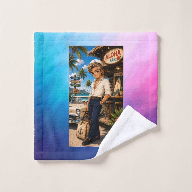 Serviette Bain Rockachibi Bruce Aurore (Toallita)