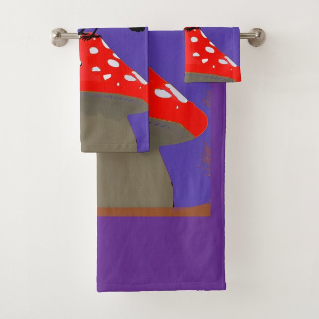 Serviette de Bain Corbeau Mystique Style Gothique (In situ)