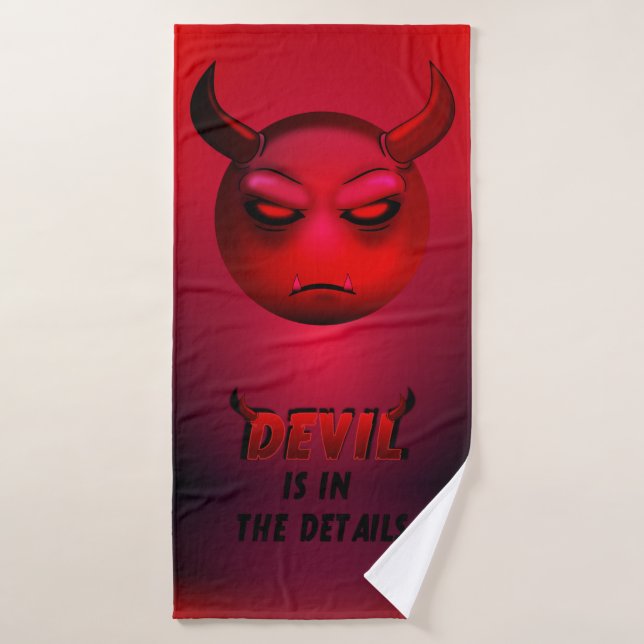 Serviette de bain Devilmoji (Toalla de baño)