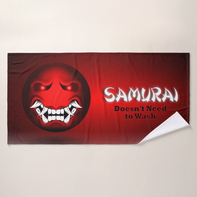 Serviette de bain Samouraïmoji (Toalla de baño)
