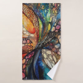 Serviette de plage art abstrait