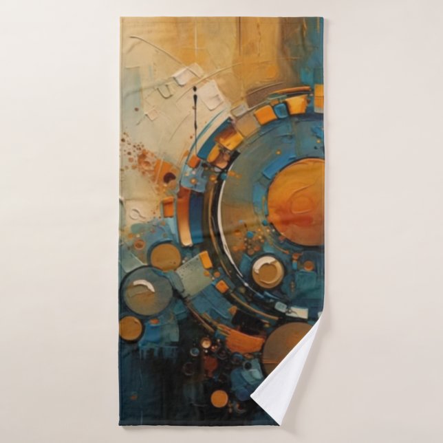 Serviette de plage art abstrait  (Toalla de baño)