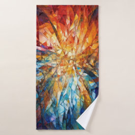 Serviette de plage art abstrait
