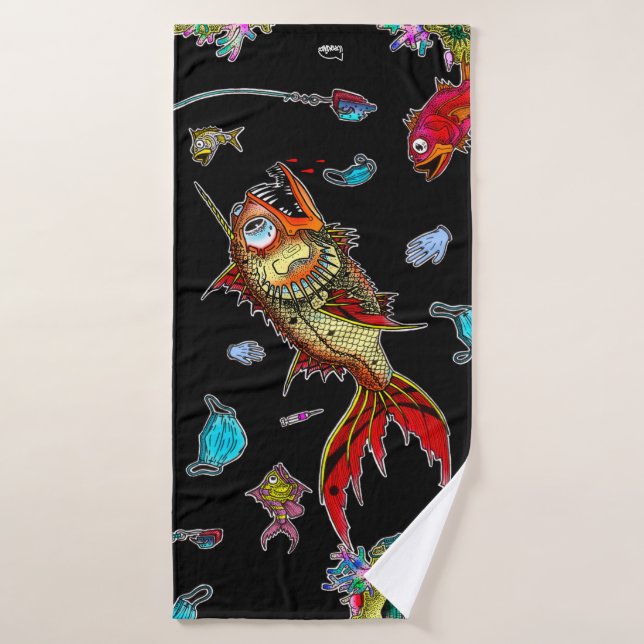 Serviette de plage Corona Worries (Toalla de baño)