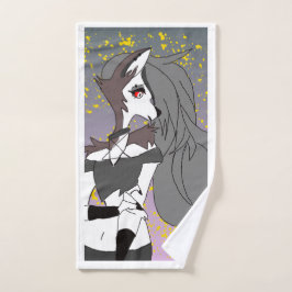 serviette main