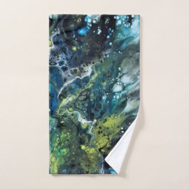 Serviettes multicolore. Motif abstrait. Anetka