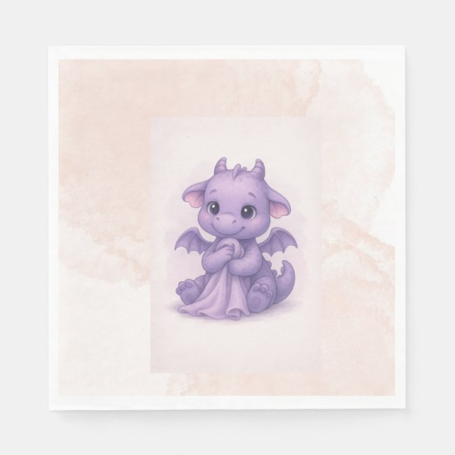 servilleta baby dinosaurio (Anverso)