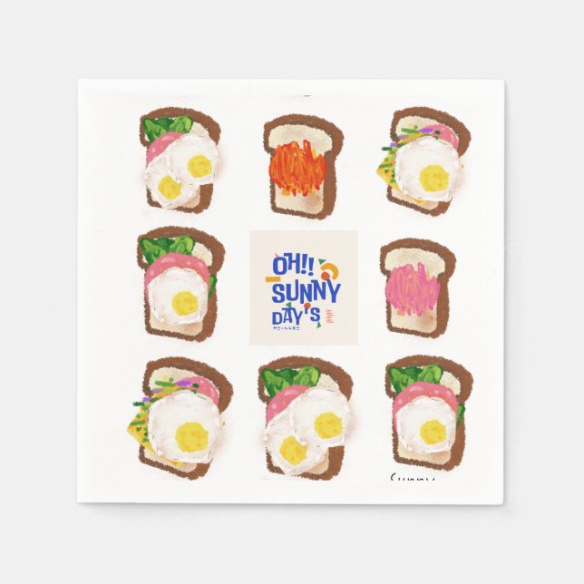 SERVILLETA DE PAPEL トーストのお供に (Anverso)