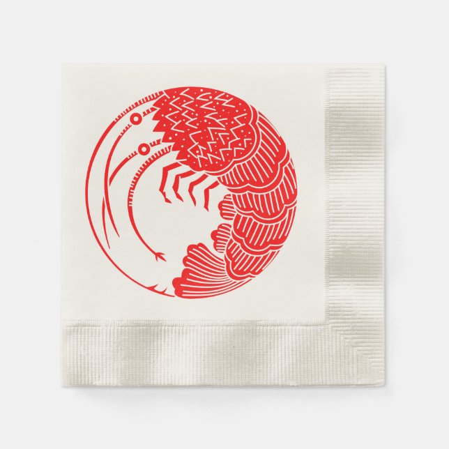 SERVILLETA DE PAPEL 海老の丸 (Anverso)