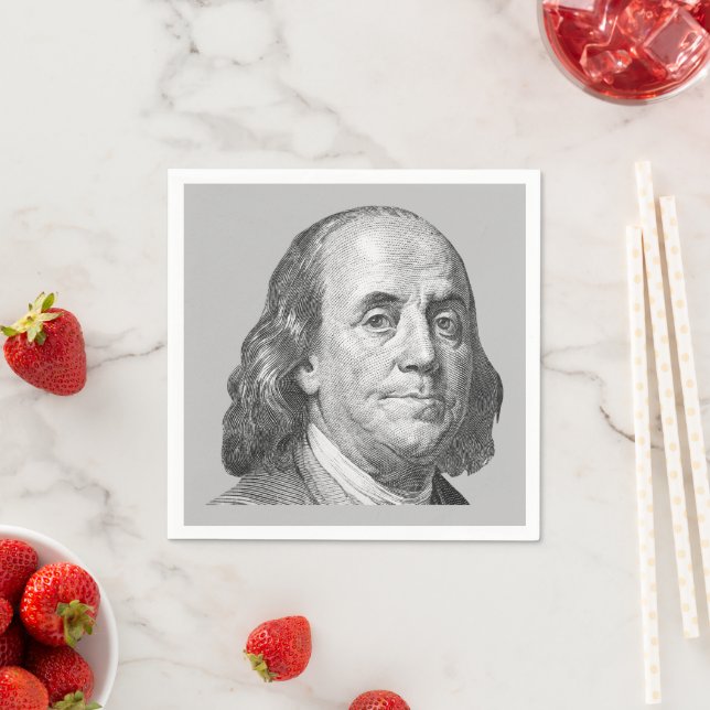 Servilleta De Papel 100 dólares, Benjamin Franklin (In situ)