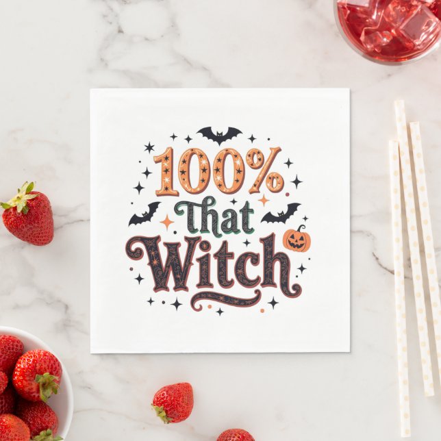 Servilleta De Papel 100% Esa Bruja (In situ)