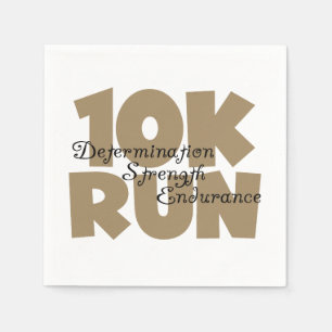 Servilleta De Papel 10K Run Tan Sports Running
