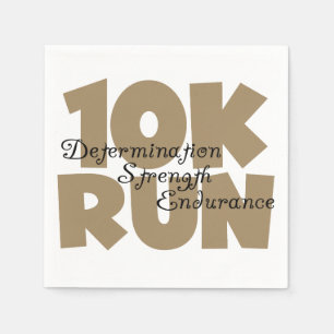 Servilleta De Papel 10K Run Tan Sports Running