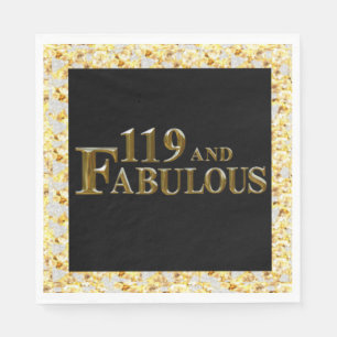 Servilleta De Papel 119 Cumpleaños 