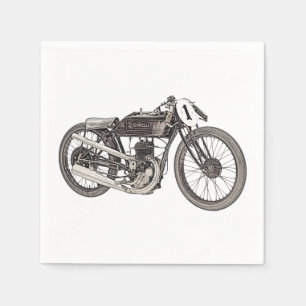 Servilleta De Papel 1926 Dibujo en motocicleta de Carreras italiana Ga